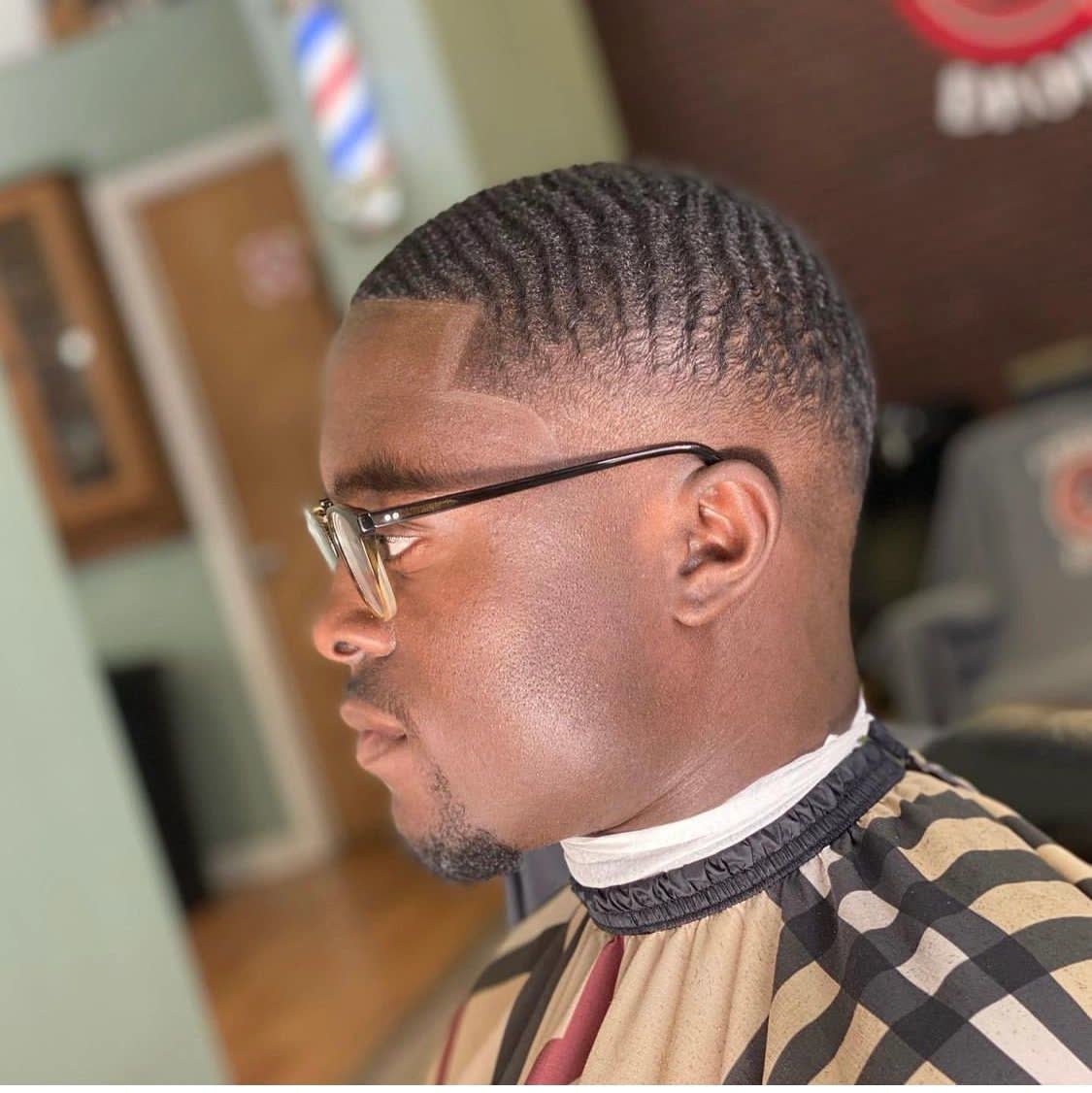 Crisp waves with a skin fade